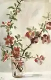 O'Keeffe, Untitled – vase of flowers, 1903–1905, watercolor on paper, Georgia O'Keeffe Museum