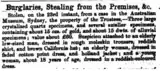 First Police Report (1873):23 December 1873 robbery.