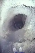 Lower part after excavation.