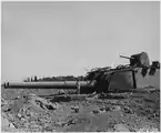 One of prewar French armoured turrets, equipped with Provence's guns.