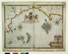 The English and Spanish fleets on August 1–2, 1588