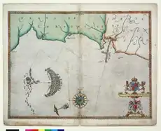 The Spanish and English fleets near Plymouth on July 30–31, 1588