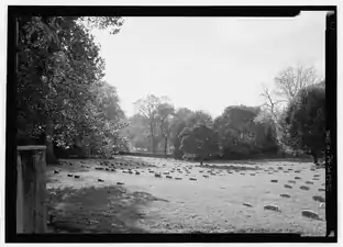 Burial ground.