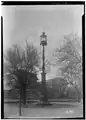The light in 1934, looking southwest across the park
