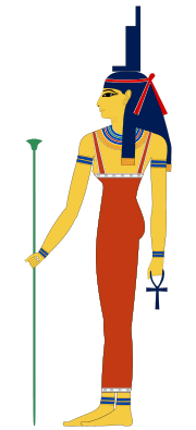 Egyptian-style picture of Isis